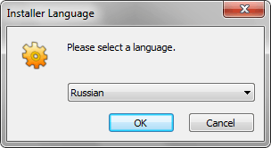Выбор русского языка для установки